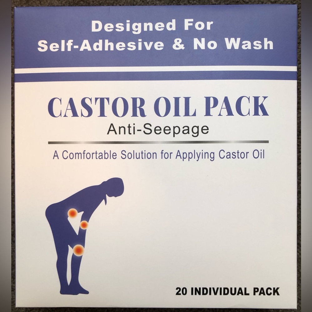 Castor Oil Wrap Packs NWT/NIB